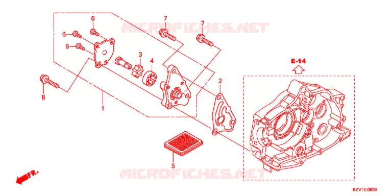 POMPE A HUILE Honda MOTO 110 CUB 2013  NBC110C