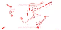 PEDALE   KICK pour Honda SUPER CUB 110 スーパーカブ de 2017