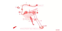 BEQUILLE LATERALE pour Honda NC 700 X ABS DCT de 2015
