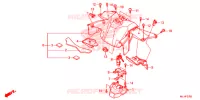 CACHE CENTRAL pour Honda NC 700 X ABS DCT de 2015