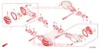 CLIGNOTANT pour Honda NC 700 X ABS DCT de 2015