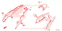 COUVERCLES LATERAUX pour Honda NC 700 X ABS DCT de 2015