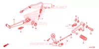 PEDALE pour Honda NC 700 X ABS DCT de 2015