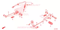 PEDALE pour Honda NC 700 X ABS DCT de 2015