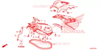 COUVERCLE DE COFFRE pour Honda NC 700 X ABS DCT de 2016