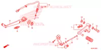 PEDALE pour Honda NC 700 X ABS DCT de 2016