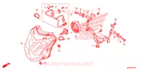 PHARE pour Honda NC 700 X ABS DCT de 2016