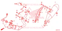 SILENCIEUX D'ECHAPPEMENT pour Honda NC 700 X ABS DCT de 2016