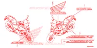 AUTOCOLLANTS pour Honda NC 700 X de 2016