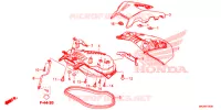 COUVERCLE DE COFFRE pour Honda NC 700 X de 2016