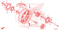 ROUE ARRIERE pour Honda NC 700 X de 2016