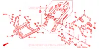 CADRE pour Honda RUCKUS 50 BLACK de 2005