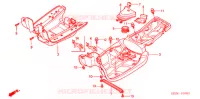 MARCHE PIEDS pour Honda RUCKUS 50 BLACK de 2005