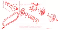 EMBRAYAGE pour Honda ZOOMER 50 de 2010
