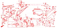 COUVERCLES LATERAUX pour Honda RUNE 1800 VALKYRIE painted wheels pullback handlebar de 2005