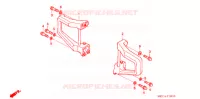 PROTECTION DE MOTEUR pour Honda RUNE 1800 VALKYRIE painted wheels pullback handlebar de 2005