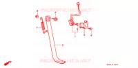 BEQUILLE pour Honda NS 50 F de 1990