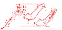 COUVERCLES LATERAUX pour Honda NS 50 F de 1990