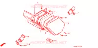 FILTRE A AIR pour Honda NS 50 F de 1990
