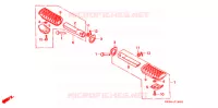REPOSE PIED pour Honda NS 50 F de 1990
