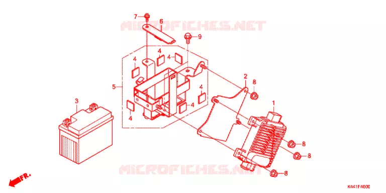 BATTERIE - BOITIER CDI Honda SCOOTER 110 DIO 2016  NSC110CBFF