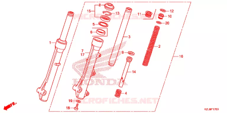 FOURCHE Honda SCOOTER 110 SPACY 2015  NSC110CSE