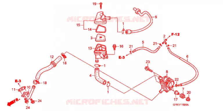 FILTRE A AIR - SOUPAPE D'AIR Honda SCOOTER 50 DIO 2005  NSC50SH5