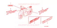 AUTOCOLLANTS pour Honda 50 DIO de 2010