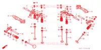 ARBRE A CAMES   SOUPAPE pour Honda STEED 400 J de 2001