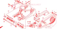 BRAS OSCILLANT pour Honda STEED 400 J/A de 2001