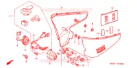 COUVERCLES LATERAUX pour Honda STEED 400 J/A de 2001