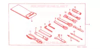 OUTIL pour Honda STEED 400 J/A de 2001