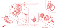 ROUE ARRIERE pour Honda STEED 400 J/A de 2001