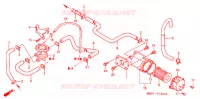COMMANDE INJECTION D'AIR SOUPAPE pour Honda STEED 400 J/B de 2001