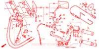 COMMODO   LEVIER   CABLE pour Honda STEED 400 J/B de 2001