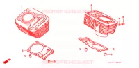 CYLINDRE pour Honda STEED 400 J/B de 2001