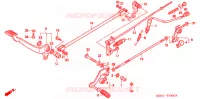 PEDALE pour Honda STEED 400 J/B de 2001