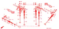 ARBRE A CAMES   SOUPAPE pour Honda STEED 600 VLX Taylor bar handle with speed warning light de 1993