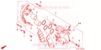 ETRIER DE FREIN AVANT pour Honda STEED 600 VLX Taylor bar handle with speed warning light de 1993
