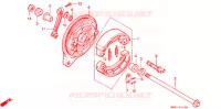 FLASQUE   MACHOIRES DE FREIN ARRIERE pour Honda STEED 600 VLX Taylor bar handle with speed warning light de 1993