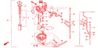 CARBURATEUR pour Honda NX 125 de 1990