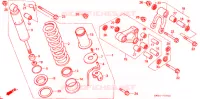 AMORTISSEUR ARRIERE pour Honda NX 250 de 1988