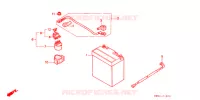 BATTERIE pour Honda NX 250 de 1988