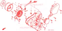 CARTER MOTEUR GAUCHE pour Honda NX 250 de 1988