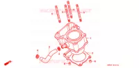 CYLINDRE pour Honda NX 250 de 1988