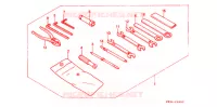 OUTIL pour Honda NX 250 de 1988