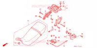 SELLE pour Honda NX 250 de 1988
