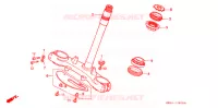 TE DE FOURCHE pour Honda NX 250 de 1988