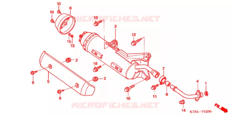 SILENCIEUX D'ECHAPPEMENT Honda MOTO 250 other-models 2005  PS2505_A