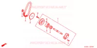 POMPE A HUILE pour Honda BIG RUCKUS 250 de 2005